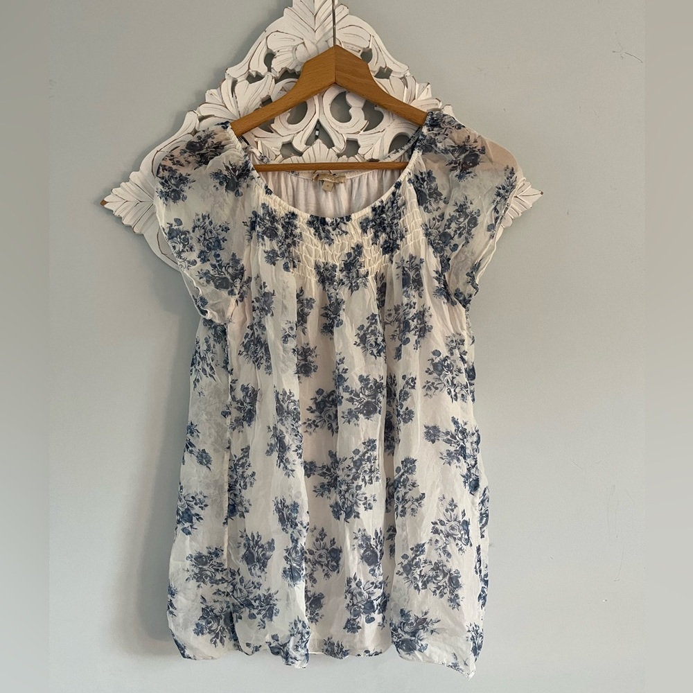 Floral Silk blouse